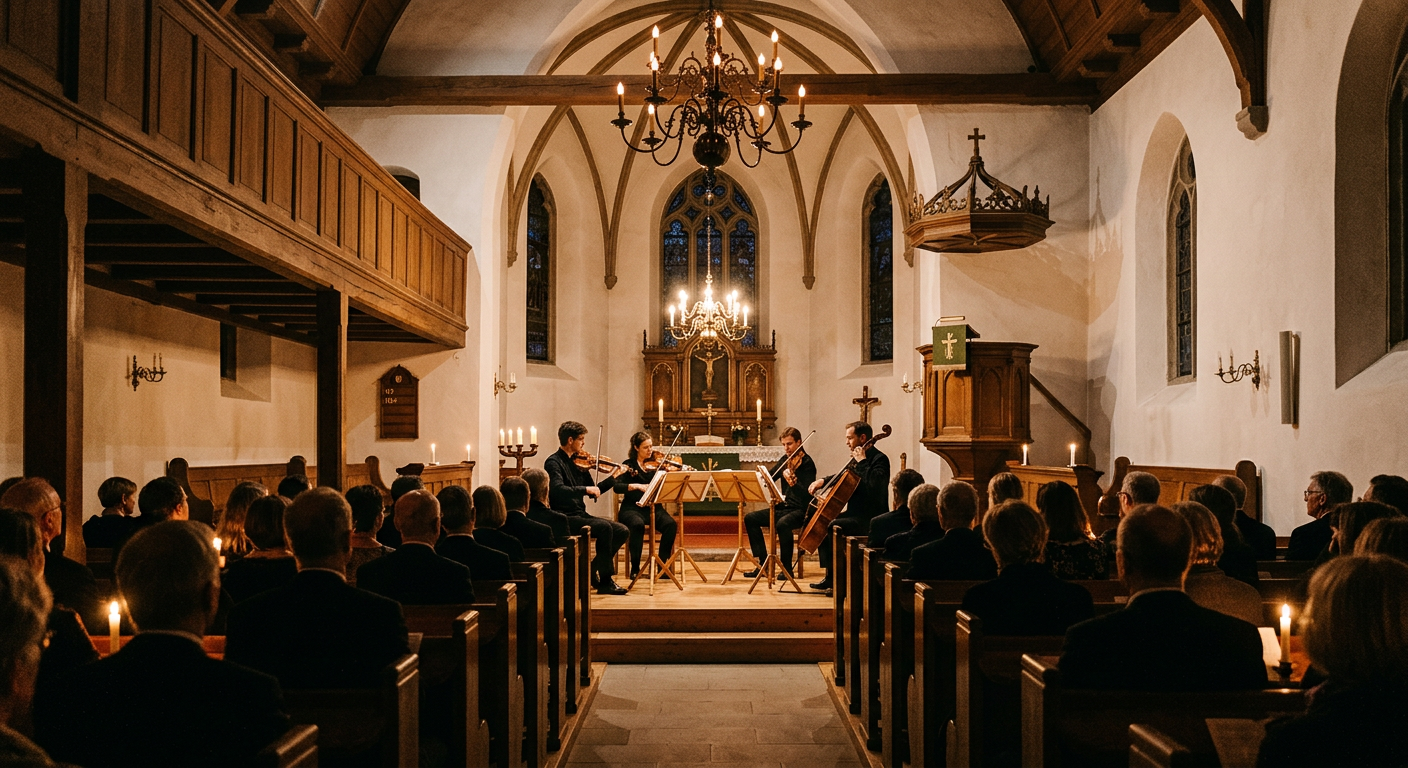 Kammerkonzert bei Kerzenschein in der Kirche